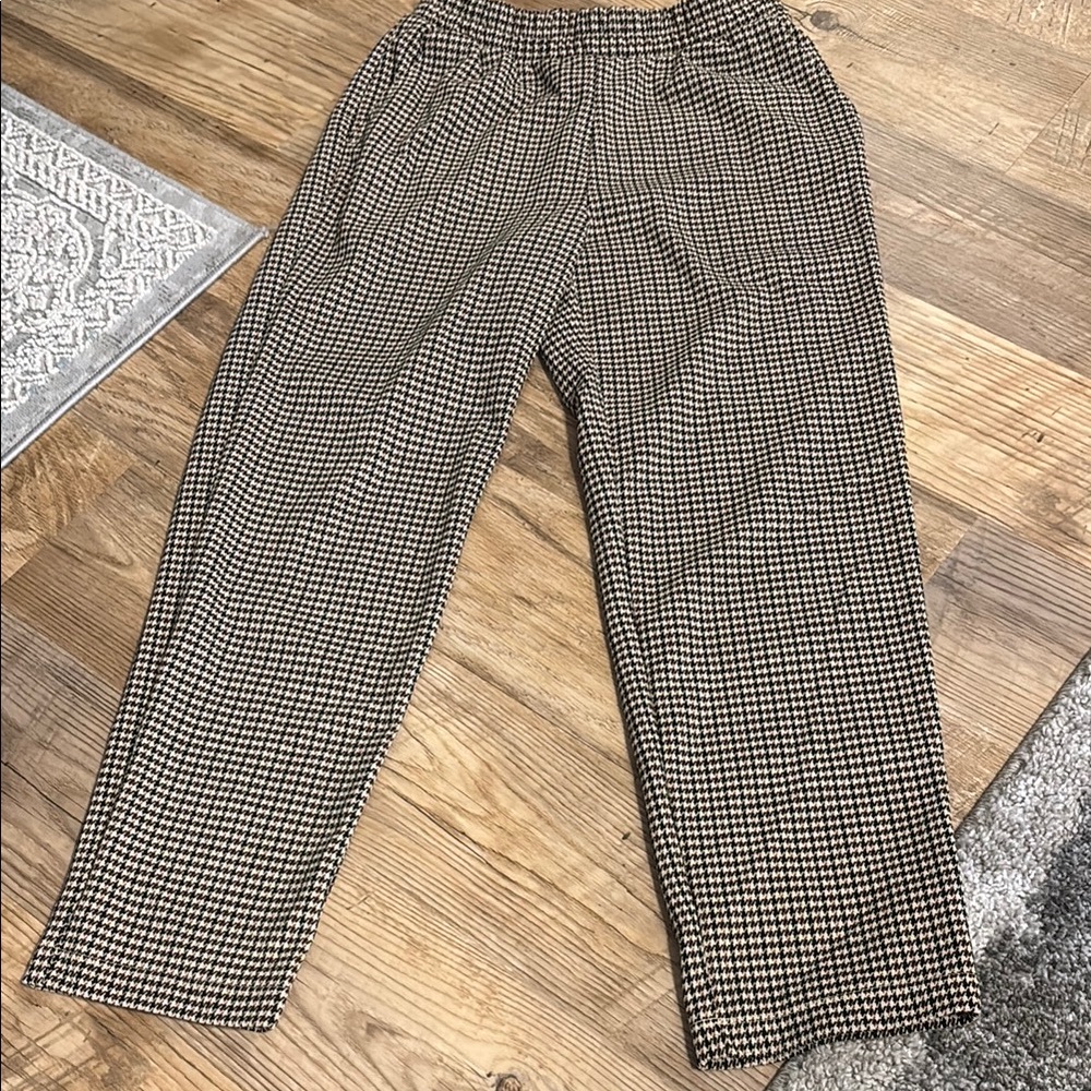 Women’s Houndstooth Checkered Pants